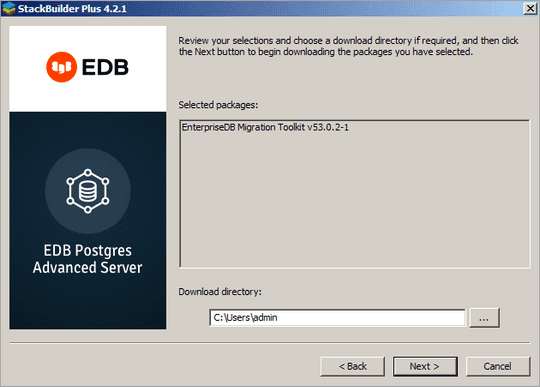 EDB Docs EDB Postgres Advanced Server V13 Using StackBuilder Plus