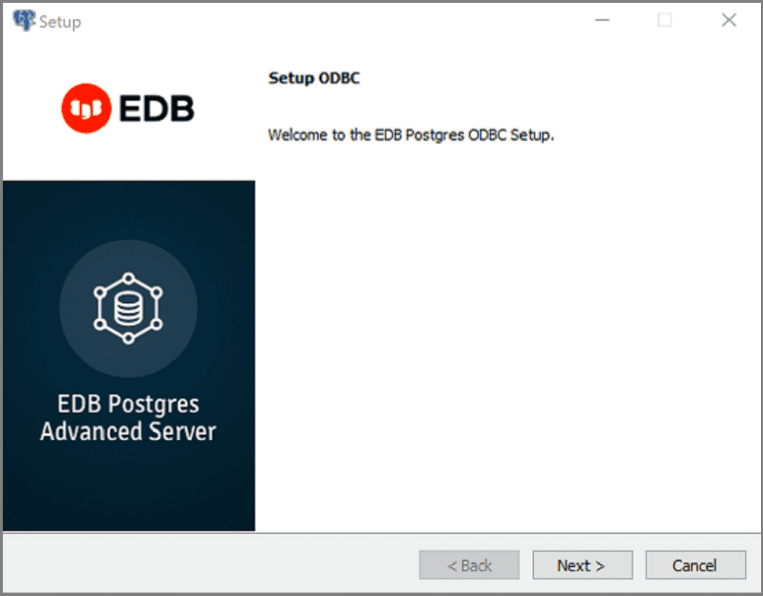 EDB Docs - ODBC Connector V13 - Installing The ODBC Connector On Windows