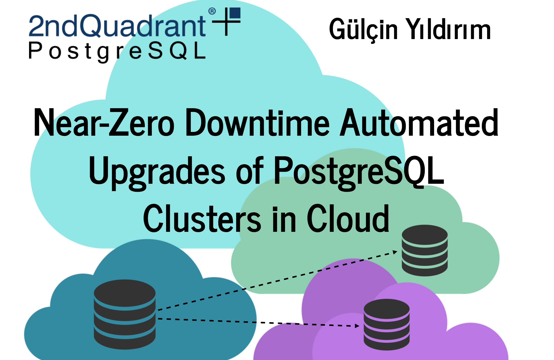 Near-Zero Downtime Automated Upgrades of PostgreSQL Clusters in Cloud